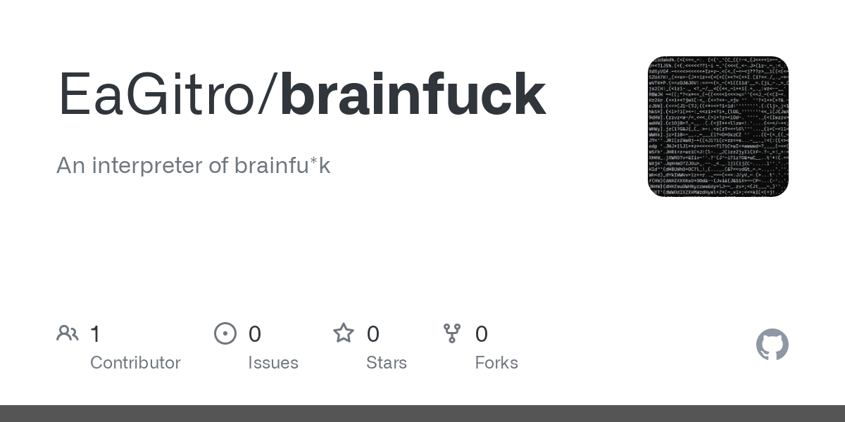 Image of Brainfuck